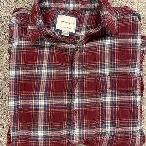 American Eagle men’s M Tall flannel long sleeve shirt